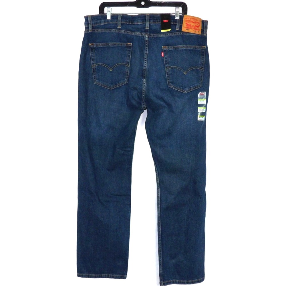 NEW! Levi's 505 FLEX Stretch Straight Leg Denim Jeans Men's 40 X 32 NWT!